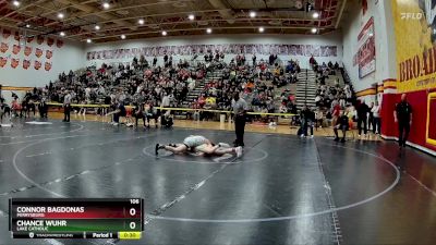 106 lbs 3rd Place Match - Connor Bagdonas, Perrysburg vs Chance Wuhr, Lake Catholic