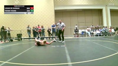 69 lbs Round Of 32 - Logan De Guzman, Monster Garage vs Fisher Young, Champions WC