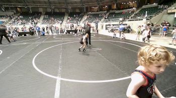 55 lbs Round Of 16 - Brady Buzbee, R.A.W. vs Bentley Hughart, Berryhill Wrestling Club