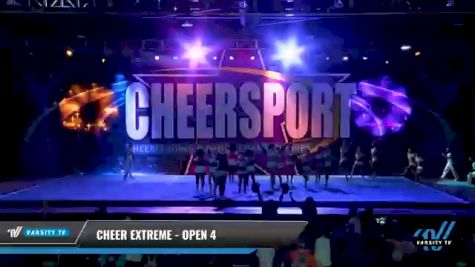 Cheer Extreme - Open 4 [2021 L4 International Open Coed Day 1] 2021 CHEERSPORT National Cheerleading Championship