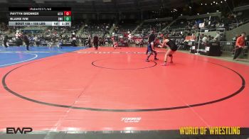 135 lbs 5th Place - Paytyn Brenner, Alta Aurelia vs Blaike Ivie, Salina Wrestling Club