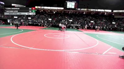 155 lbs Quarterfinal - Autumn Love, FSW3 vs Cora Sherman, CGN3