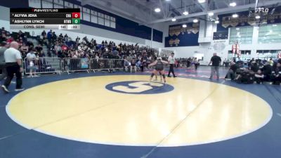 140 lbs Cons. Semi - Alyvia Jeha, Canyon (Anaheim) vs Ashlynn Lynch, Northwood