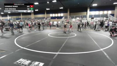 109 lbs 3rd Place - Leonidas Nunez, Hyperbolic vs Jose Breceda, Pinedale WC