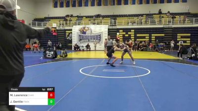 139 lbs Final - Michael Lawrence, Chartiers- Valley vs Jude Gentile, Franklin Regional