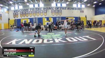 182 lbs Round 4 (8 Team) - Joel Carrillo, Maximum Performance vs Ryder Wilder, Camden Gold