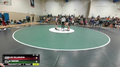 120 lbs Cons. Semi - Dylan DeBoer, Powell vs JoseLuis Villanueva, Powell