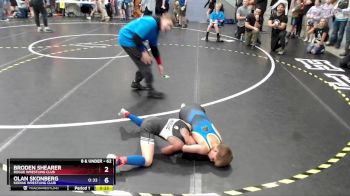 62 lbs Quarterfinal - Olan Skonberg, Kodiak Wrestling Club vs Broden Shearer, Rogue Wrestling Club