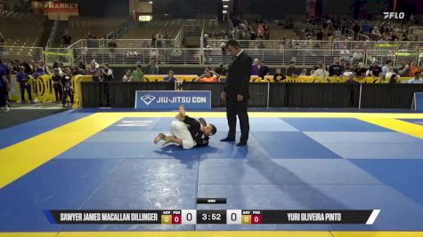 Yuri Oliveira Pinto vs Sawyer James Macallan Dillinger 2025 Pan Kids Jiu-Jitsu IBJJF Championship