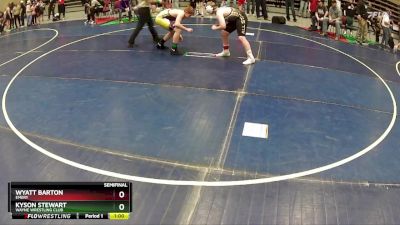 160 lbs Semifinal - Wyatt Barton, Emery vs Kyson Stewart, Wayne Wrestling Club