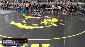 74 lbs Semifinal - Weston Ekle, Mid Valley Wrestling Club vs Dillon McAnelly, Soldotna Whalers Wrestling Club