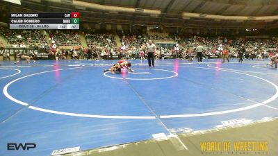 64 lbs Round Of 32 - Milan Bassiri, Capital City Wrestling Club vs Caleb Romero, Manu WC