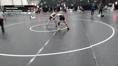 132 lbs 3rd Place Match - Isaac Cooper, Lincoln Southeast vs Bryant Zimmerman, Nebraska Elite Wrestling