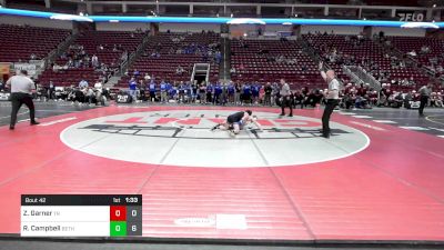 127 lbs Qtr-finals - Zane Garner, Trinity vs Ryder Campbell, Bethlehem Catholic