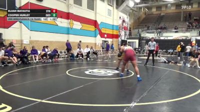 285 lbs 2nd Wrestleback (16 Team) - Elijah Matautia, Star Valley vs Cooper Hurley, Campbell County