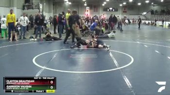 82 lbs Semifinal - Garrison Vaughn, North Branch Youth WC vs Clayton Brautigam, Northwest Red Crushers