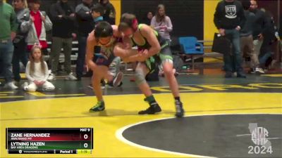 103 lbs Quarterfinal - Lytning Hazen, Bay Area Dragons vs Zane Hernandez, AWA/Snake Pit