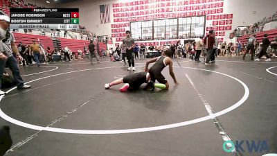 110 lbs Quarterfinal - Jakobe Robinson, Murray County Takedown Club vs Boston Emmert, Standfast