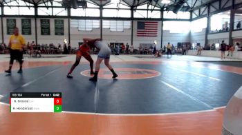 165-184 lbs Quarterfinal - Noah Greene, Bolingbrook Jr. Raiders vs Rage Henderson, Maritime Wrestling Academy