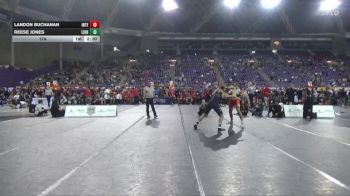174 lbs Semis & 3rd Wb (16 Team) - Reese Jones, Life University vs Landon Buchanan, Indiana Tech