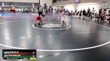 75 lbs Finals (8 Team) - Brayvon Mueller, LSH vs Jaime Hebler Jr, Pierz
