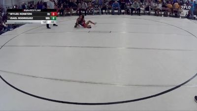 19 lbs Quarterfinal - Isael Rodriguez, Warrior Wrestling Academy vs Myles Konetzki, Fairbury Matmen