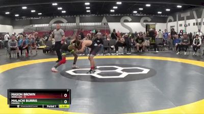 105 lbs Placement Matches (8 Team) - Malachi Burris, Minions vs Mason Brown, Rebellion