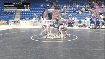 121 lbs Consy Rd Ii - Carter Ickes, Chestnut Ridge vs Matthew Fernell, Derry Area