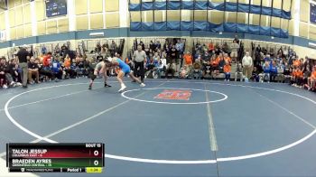 113 lbs Quarters & Wb (16 Team) - Braeden Ayres, Greenfield Central vs Talon Jessup, Columbus East