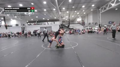 165 lbs Quarterfinals (8 Team) - Spencer Nassire, Barn Brother WC vs Peter Mikedis, Este Built Prime