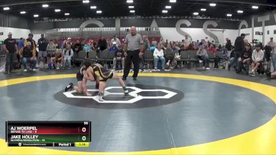 95 lbs Placement Matches (8 Team) - Jake Holley, Olympia/Demolition vs AJ Woerpel, Refuse To Lose