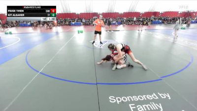 132 lbs Round 8 (10 Team) - Paige Tihen, Cameron vs Kit Alsaker, Geneseo