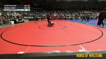 54 lbs Consi Of 4 - Jayzie Whitford, Sanderson Wrestling Academy vs Kendall Henry, Powerhouse Wrestling