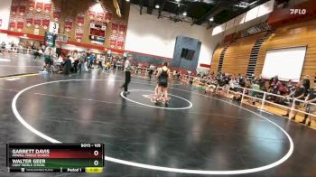 105 lbs Quarterfinal - Walter Geer, Cody Middle School vs Garrett Davis, Powell Middle School