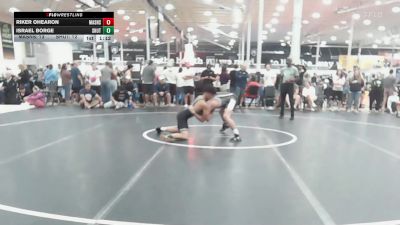 140 lbs Semifinal - Riker Ohearon, Mat Assassins Black - HSC vs Israel Borge, Team Shutt Mau Mau - HSC