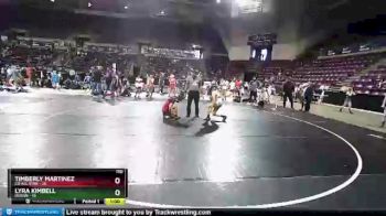 110 lbs Round 2 (4 Team) - Lyra Kimbell, Duran vs Timberly Martinez, CO All Star