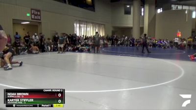 113 lbs Round 2 Champ & Wb (32 Team) - Noah Brown, Guerilla WC vs Karter Stiffler, Assassins Pink