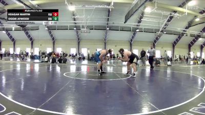 285 lbs Quarterfinal - Keagan Martin, Purdue vs Oggie Atwood, Unattached