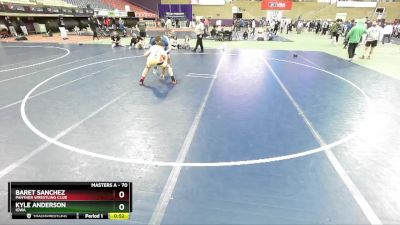 70 lbs Cons. Semi - Baret Sanchez, Panther Wrestling Club vs Kyle Anderson, Iowa