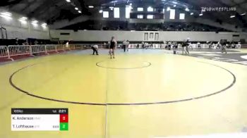 165 lbs Consi Of 8 #2 - Kevin Anderson, Unattached-Wyoming vs Tanner Lofthouse, Utah Valley