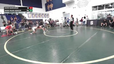 75 lbs Cons. Round 2 - David Julian Aguilar, Threshold Wrestling Club vs David Markarian, Reign WC