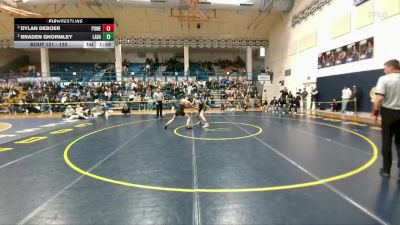 120 lbs Semifinal - Dylan DeBoer, Powell vs Braden Ghormley, Lander Valley