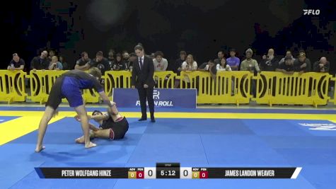 James Landon Weaver vs Peter Wolfgang Hinze 2025 Pan IBJJF Jiu-Jitsu No-Gi Championship