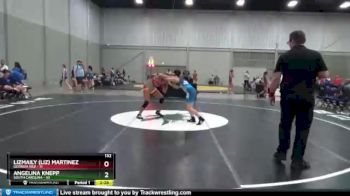 132 lbs Placement Matches (8 Team) - Lizmaily (Liz) Martinez, Georgia Red vs Angelina Knepp, South Carolina