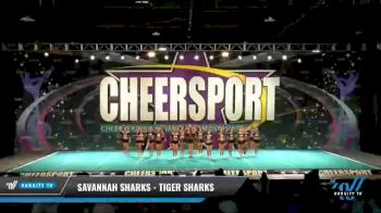 Savannah Sharks - Tiger Sharks [2021 L4 Senior - Medium Day 1] 2021 CHEERSPORT National Cheerleading Championship