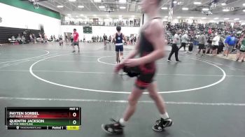 105 lbs Quarterfinal - Quentin Jackson, Sly Fox Wrestling vs Payten Sorbel, Flat Earth Wrestling