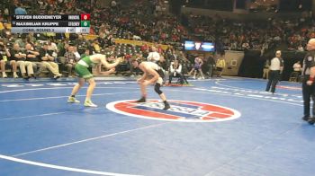 138 Class 2 lbs Cons. Round 3 - Steven Buddemeyer, Owensville vs Maximilian Kruppe, Ste. Genevieve