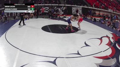 132 lbs Cons. Quarters - Drew Lucas, Oregon vs Adrian Florez, Idaho