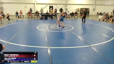 87 lbs Placement Matches (8 Team) - Riley Crandall, Pennsylvania Red vs Dillon Regis, Washington