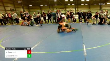 132 lbs Quarterfinal - Nicholas Costa, Prophecy vs Evan Boulard, Massabesic